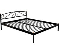 Кровать Дивометал Оптима 200x160 см, медный антик, металлическое основание 00-00001607