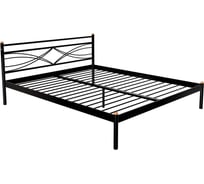 Кровать Дивометал Мираж 200x140 см, коричневый, металлическое основание 00-00011275