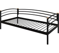 Кушетка Дивометал Эко 200x180 см, черный, металлическое основание 00-00004887