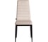 Комплект стульев TetChair Easy (mod. JSC02-1) 2 шт., металл, флок, 41x52x96 см, beige (молочный) HLR2 / черный 24603 2