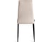 Комплект стульев TetChair Easy (mod. JSC02-1) 2 шт., металл, флок, 41x52x96 см, beige (молочный) HLR2 / черный 24603 4