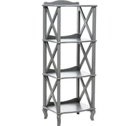 Этажерка-стеллаж WISSAR Джульетта-3 серый ясень 3168