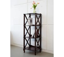 Этажерка-стеллаж WISSAR Джульетта-3 орех 3236