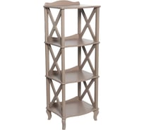 Этажерка-стеллаж WISSAR Джульетта-3 мокко 9214