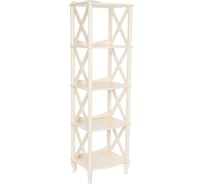 Этажерка-стеллаж WISSAR Джульетта-4 дуб шампань 3250