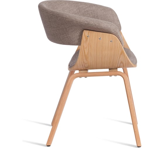 Стул TetChair VIMTA mod.8021 дерево/ткань, 69x56x77 см, натуральный/бежевый, Aimcasa 5 21831