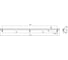 Ручка-скоба CITTERIO GIULIO 1172 мм, отделка никель глянец шлифованный 8.1149.1172.34-33 2