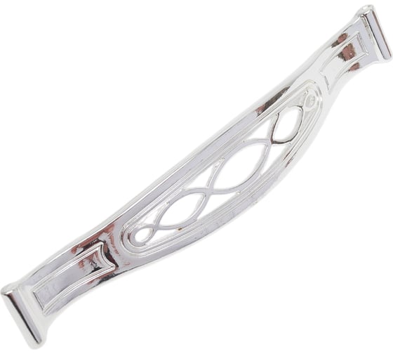 Ручка-скоба CITTERIO GIULIO 128-096 мм, отделка серебро 9.1344.128096.18
