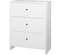 Комод Атмосфера 3Я-600 Квадро/Белый/МК 00-00024868