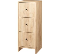 Комод Атмосфера 3Я-300 Квадро/Дуб золотой крафт/МК 00-00024876