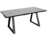 Стол AURORA Монако NEW, Керамогранит, Черный матовый муар/Bayona grey 102124