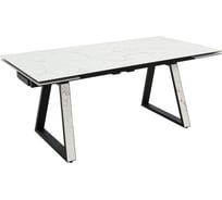 Стол AURORA Монако NEW, Керамогранит, Черный матовый муар/Calacata vaglioro 102125