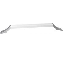 Ручка-скоба CITTERIO GIULIO 448 мм, отделка хром глянец + белый матовый 8.1093.0448.40-70