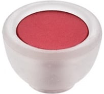 Ручка-кнопка CITTERIO GIULIO отделка транспарент матовый + красный 10.816.B94-0472