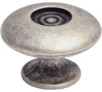 Ручка-кнопка CITTERIO GIULIO отделка серебро античное 10.747.B17N