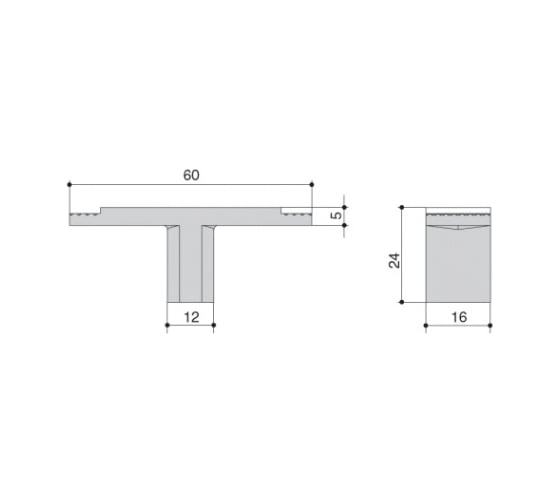 Ручка-кнопка CITTERIO GIULIO отделка черный матовый 8.1184.B000.0252