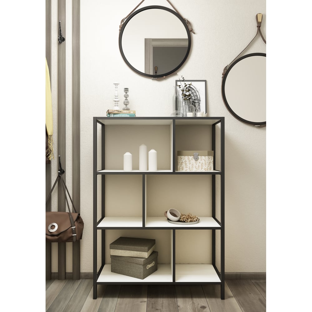 Стеллаж Sanflor Лофт №2 800х1120х300 С08090 - выгодная цена, отзывы ...