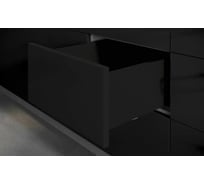 Комплект ящика GTV PUSH TO OPEN AXISPRO высота 200 мм, длина 350 мм, черный PB-AXISPRO-P2O-KPL350D2