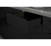 Комплект ящика GTV PUSH TO OPEN AXISPRO высота 86 мм, длина 400 мм, черный PB-AXISPRO-P2O-KPL400A2