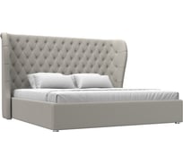 Интерьерная кровать Лига диванов Далия 200 рогожка Амур бежевый 123079