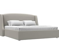 Интерьерная кровать Лига диванов Лотос 180 рогожка Амур бежевый 123112