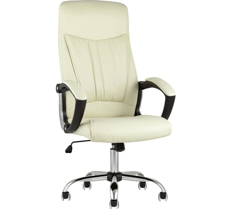 Кресло руководителя Стул Груп TopChairs Tower, бежевое D-418 beige