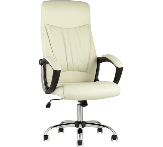 Кресло руководителя Стул Груп TopChairs Tower, бежевое D-418 beige