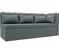 Прямой кухонный диван Лига диванов Метро с углом справа 125883