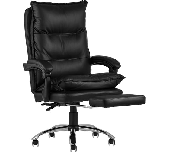 Кресло руководителя Стул Груп TopChairs Alpha, черное D-401 black