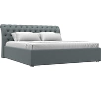 Интерьерная кровать Лига диванов Сицилия 180 рогожка Амур серый 123132