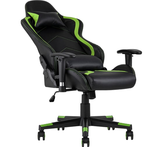 Компьютерное игровое кресло Стул Груп TopChairs Cayenne зеленое SA-R-909 green