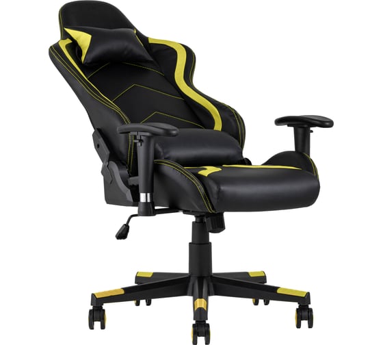 Компьютерное игровое кресло Стул Груп TopChairs Cayenne желтое SA-R-909 yellow