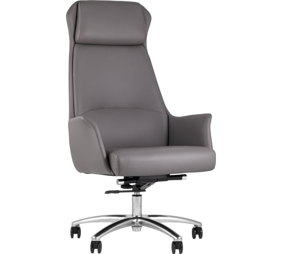 Кресло руководителя Стул Груп TopChairs Viking, серое A025 DL001-22
