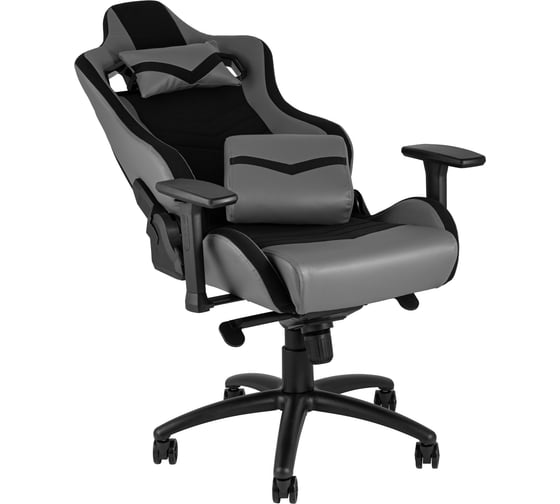 Компьютерное игровое кресло Стул Груп TopChairs Racer Premium, серое SA-R-2102 grey