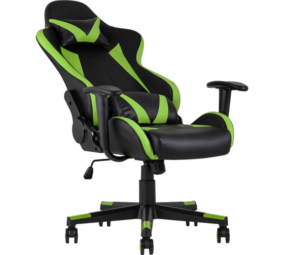 Компьютерное игровое кресло Стул Груп TopChairs Gallardo, зеленое SA-R-1103 neon green