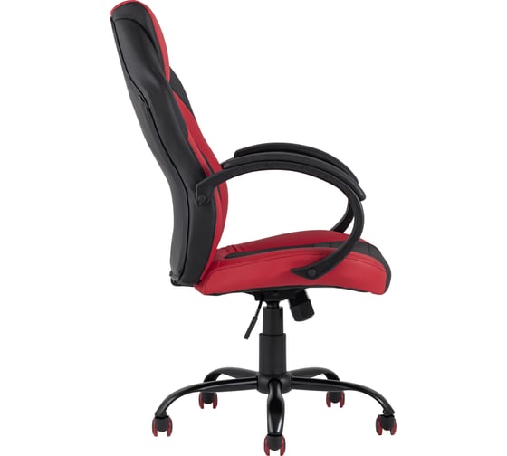 Компьютерное игровое кресло Стул Груп TopChairs Racer Midi, черно-красное D-315-8 b/r