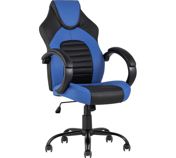 Компьютерное игровое кресло Стул Груп TopChairs Racer Midi, черно-синее SA-R-804 b/bl 1