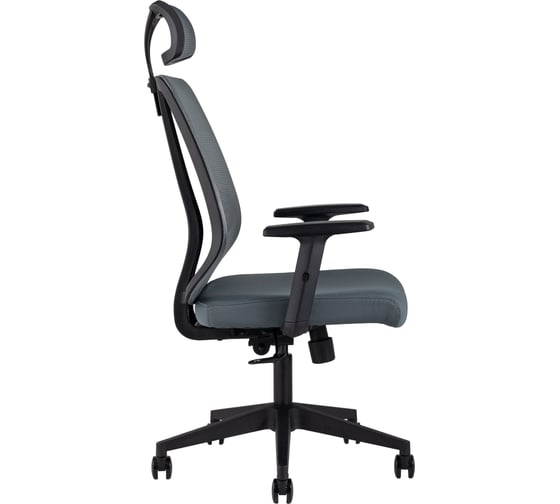 Кресло руководителя Стул Груп TopChairs Post, серое 894A grey