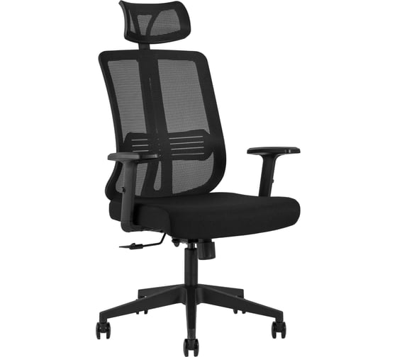 Кресло руководителя Стул Груп TopChairs Post, черное 894A black 1