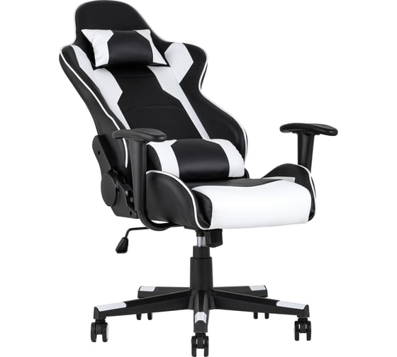 Компьютерное игровое кресло Стул Груп TopChairs Diablo, белое SA-R-4 white