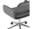 Офисный стул Стул Груп ROSS, велюр, серый ROSS CHROME VELVET GREY 4