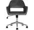 Офисный стул Стул Груп ROSS, велюр, серый ROSS CHROME VELVET GREY 5