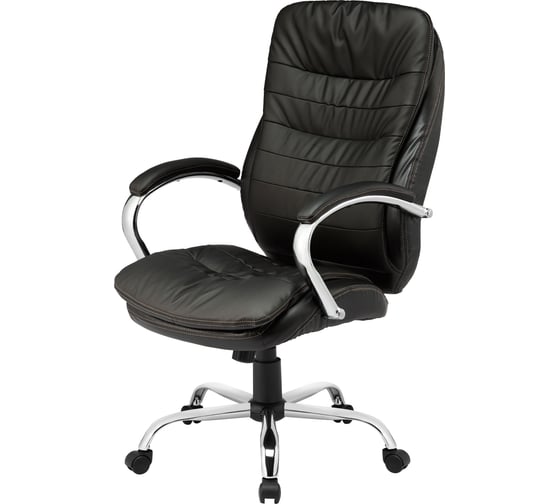 Кресло BN_Dp_Руководителя EChair-515 RT Комус Мебель рецикл.кожа черный 299461