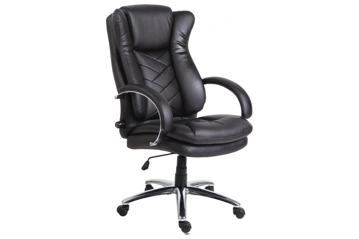 Кресло для руководителя easy Chair 541 TL черное (кожа/металл