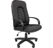 Кресло для руководителя Easy Chair 683 TPU черное, экокожа, пластик 1318293