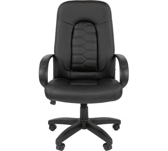 Кресло для руководителя Easy Chair 683 TPU черное, экокожа, пластик 1318293