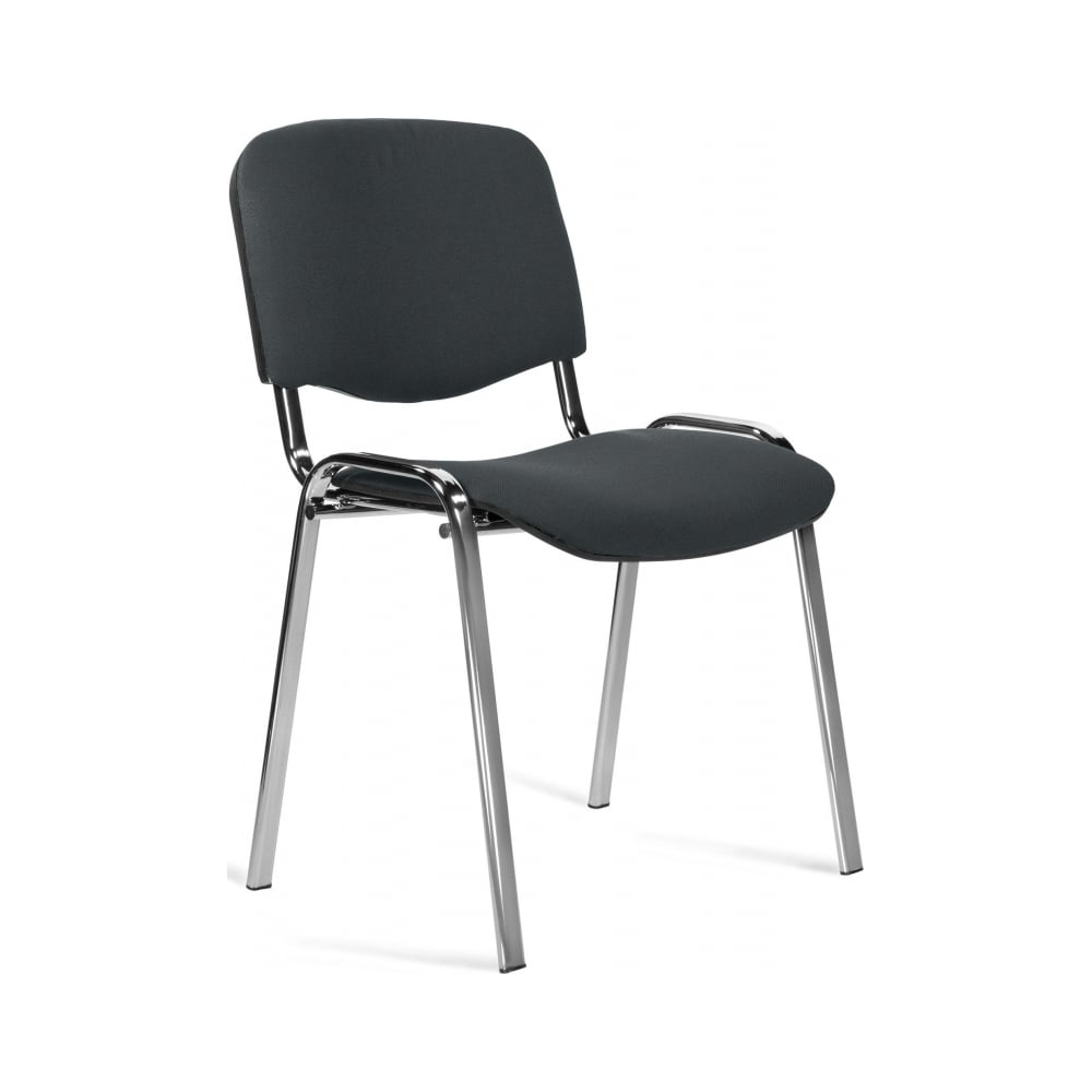 Стул офисный easy chair изо с73 серый ткань металл черный