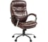 Кресло для руководителя Easy Chair 515 RT темно-коричневое, кожа, металл 299462 1