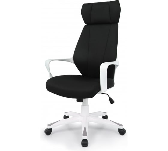 Кресло для руководителя easy chair 590 tc серое черное ткань металл