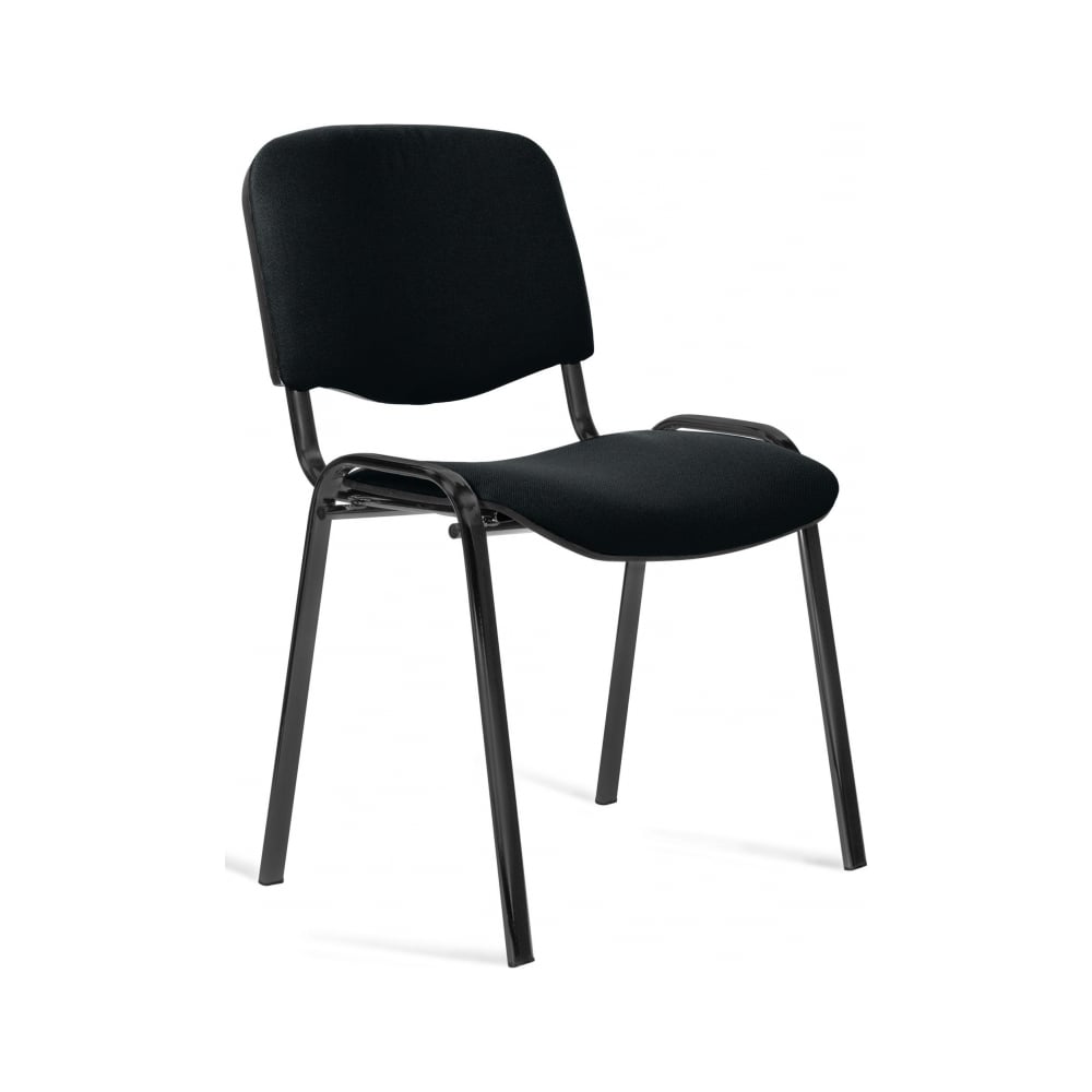 Офисный стул Easy Chair Изо С-11 черный, ткань, металл черный 1280109 -  выгодная цена, отзывы, характеристики, фото - купить в Москве и РФ